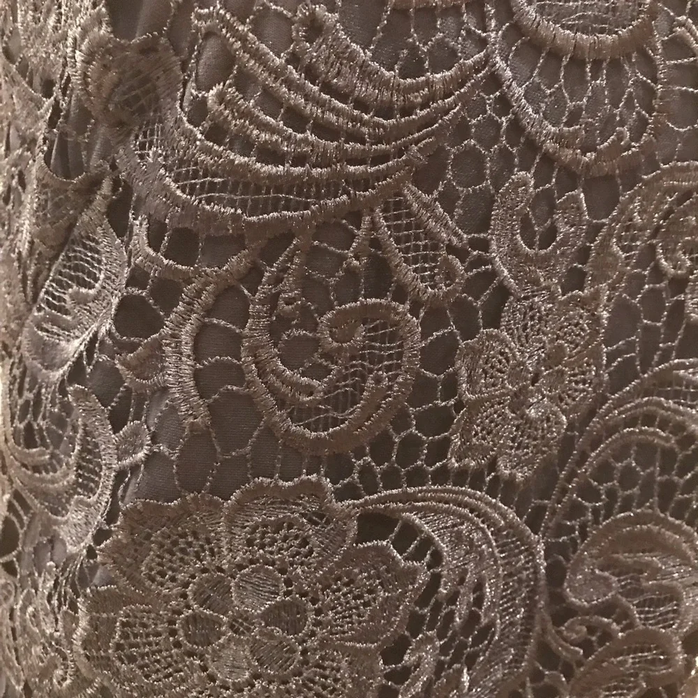 INC International Concepts Black Lace Dress Size 8 Sleeveless Formal Elegant - Picture 9 of 14